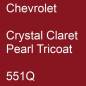 Preview: Chevrolet, Crystal Claret Pearl Tricoat, 551Q.